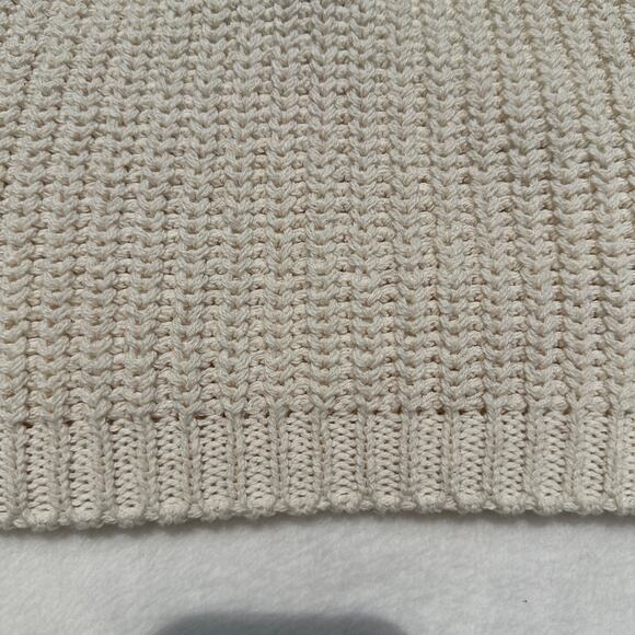 Cordera Cropped Ecotec Cotton Sweater Tank Top White One Size NWT - Picture 11 of 14